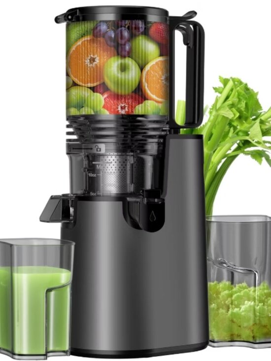 Other - Cold Press Juicer, Juicer Machines with 5.4" Wide Feed Chute for Juice Extractor